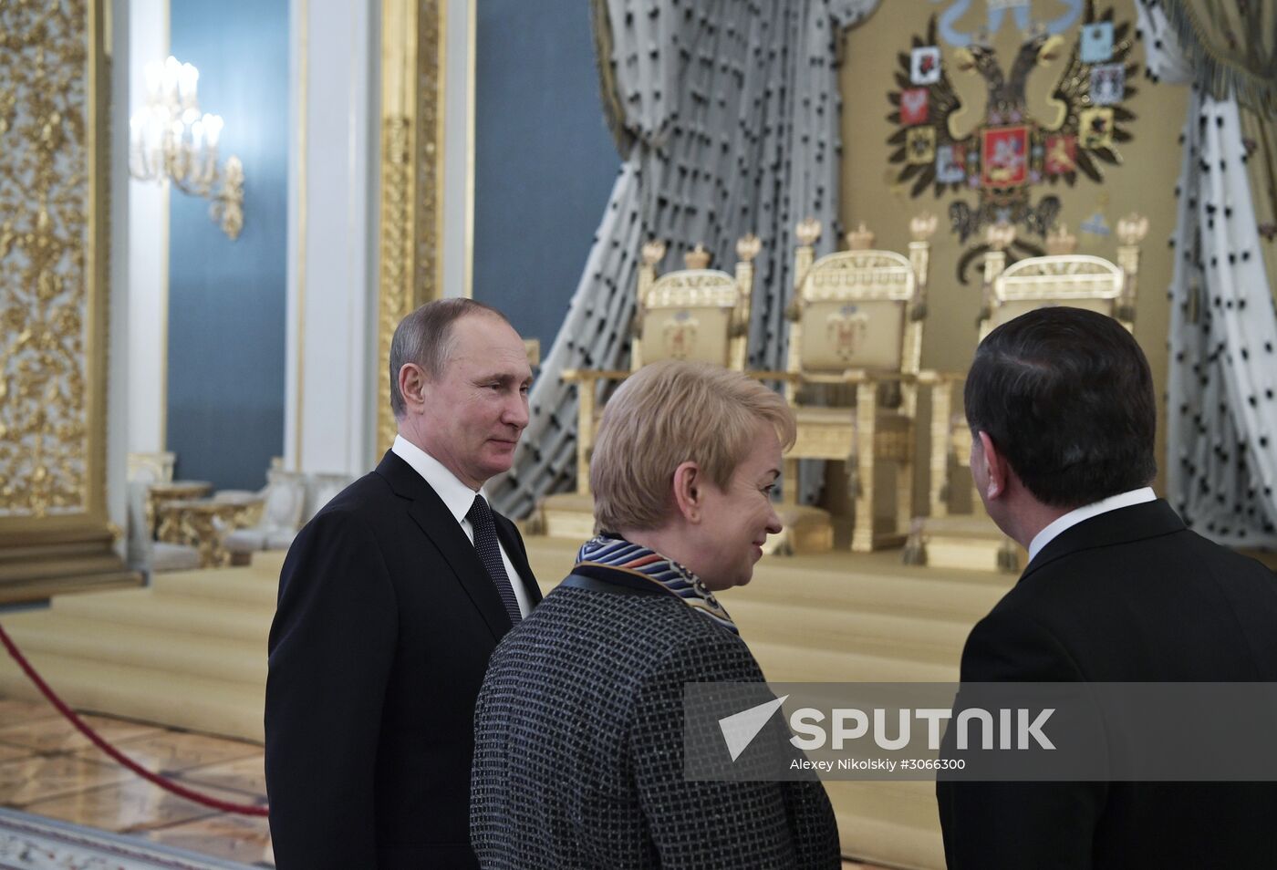 Russian President Vladimir Putin meets with President of Uzbekistan Shavkat Mirziyoyev