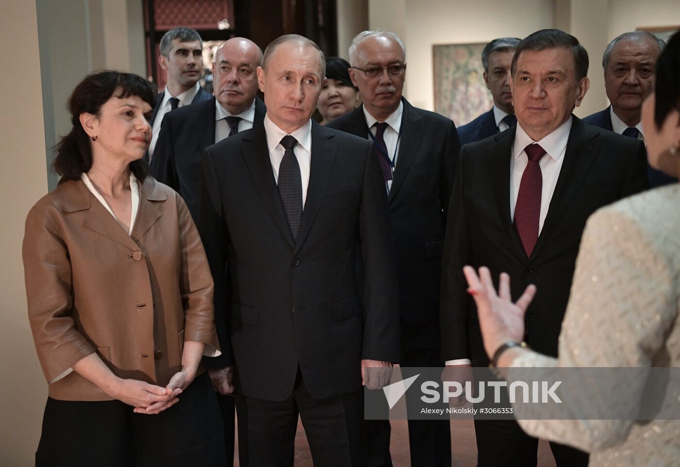 President Vladimir Putin meets with President of Uzbekistan Shavkat Mirziyoyev