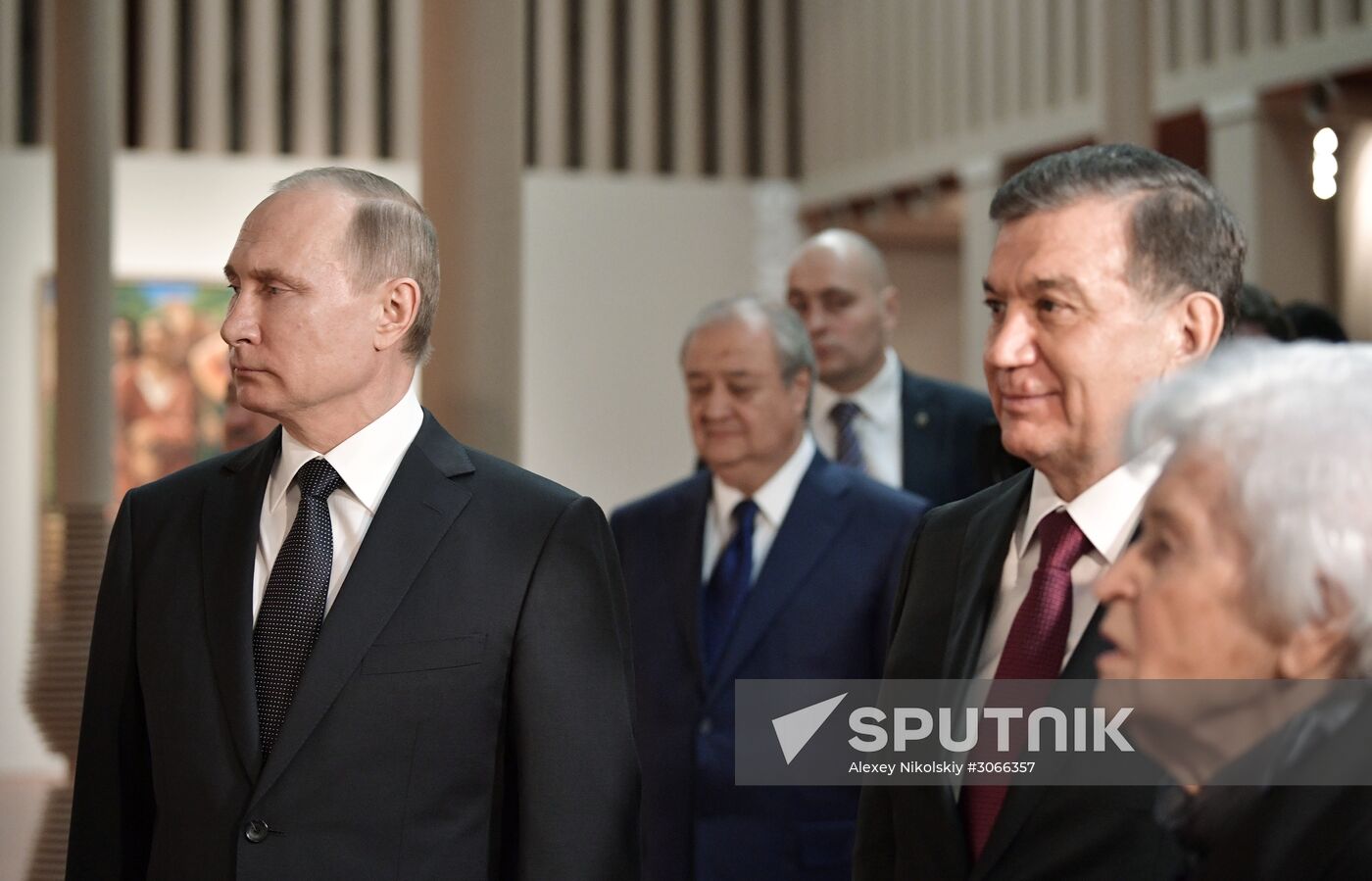 President Vladimir Putin meets with President of Uzbekistan Shavkat Mirziyoyev