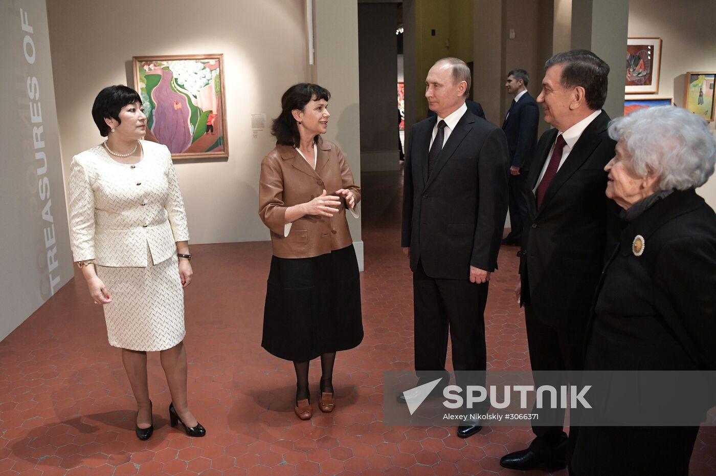 President Vladimir Putin meets with President of Uzbekistan Shavkat Mirziyoyev