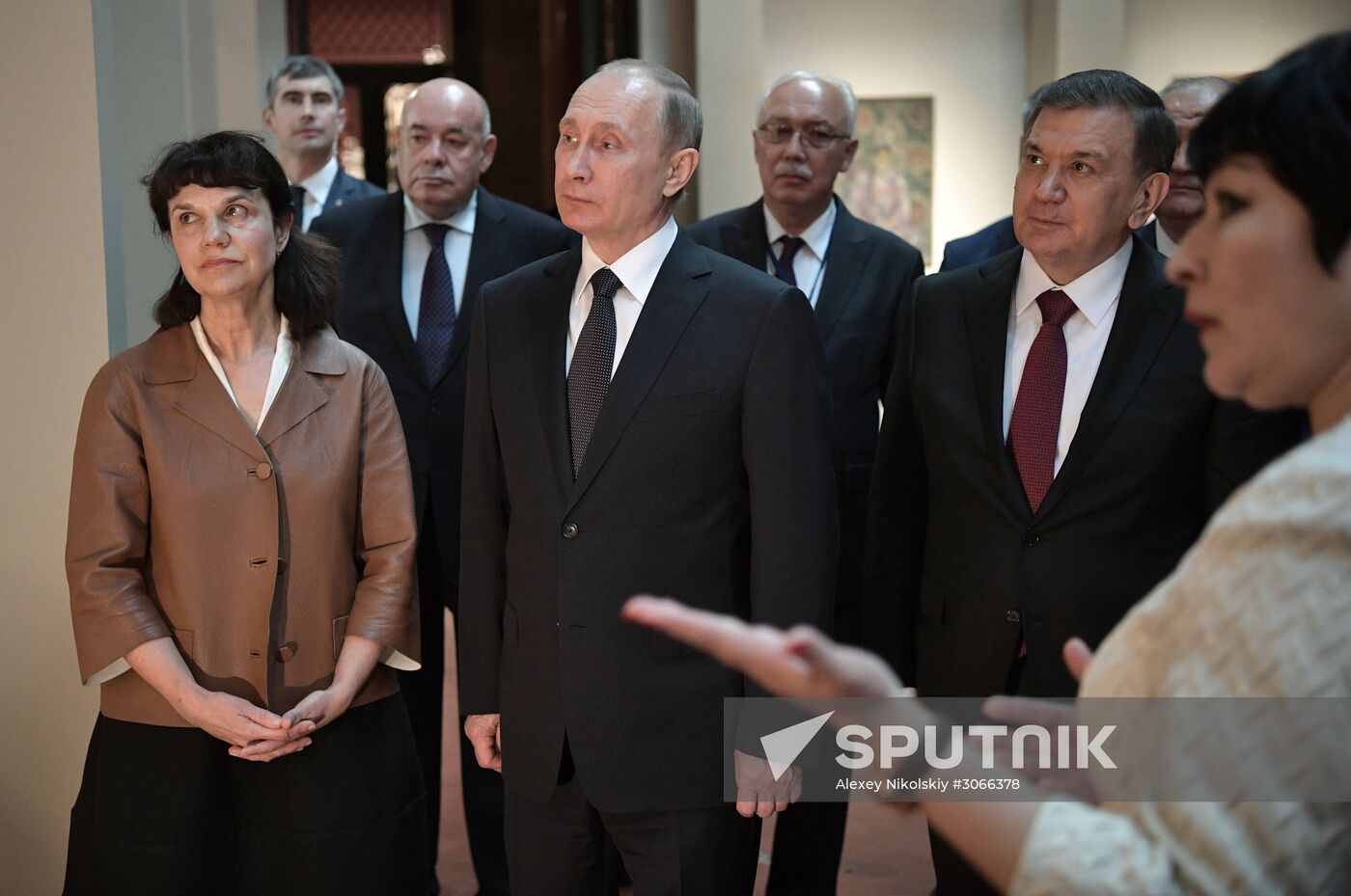 President Vladimir Putin meets with President of Uzbekistan Shavkat Mirziyoyev