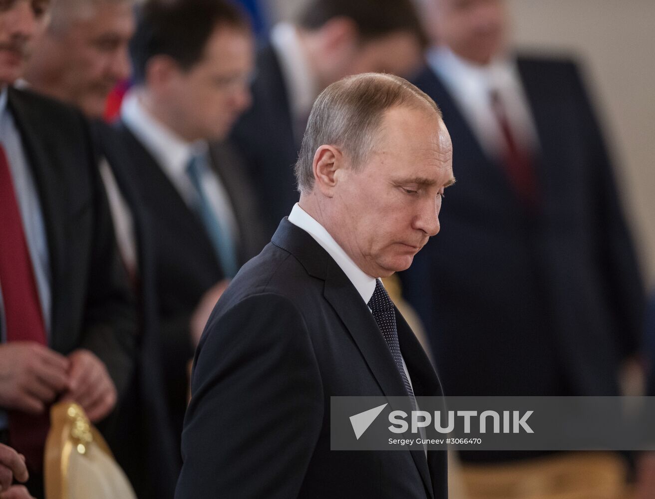 President Vladimir Putin meets with President of Uzbekistan Shavkat Mirziyoyev