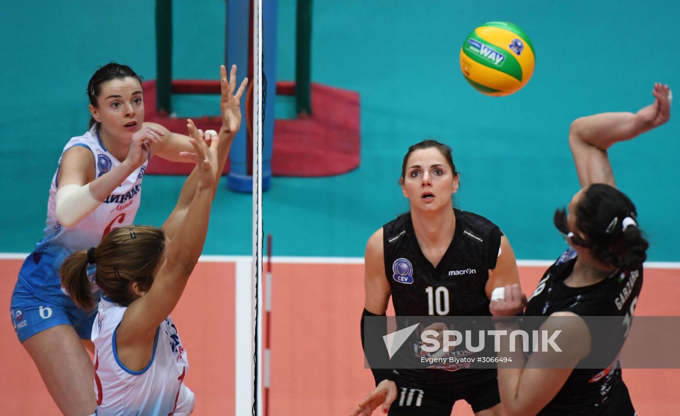 CEV Women's Champions League. Dynamo Moscow vs. Nordmeccanica Modena