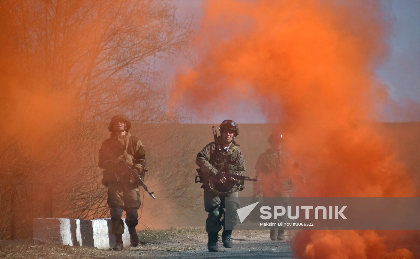 International tactical paratrooper drills in Vitebsk
