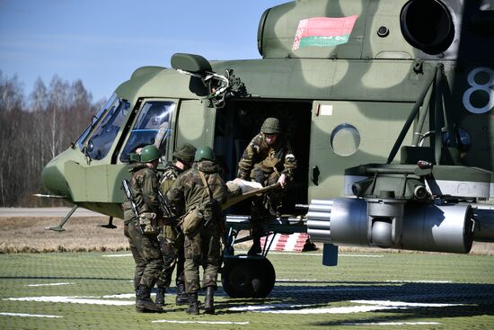 International tactical paratrooper drills in Vitebsk