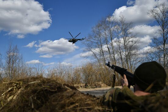 International tactical paratrooper drills in Vitebsk