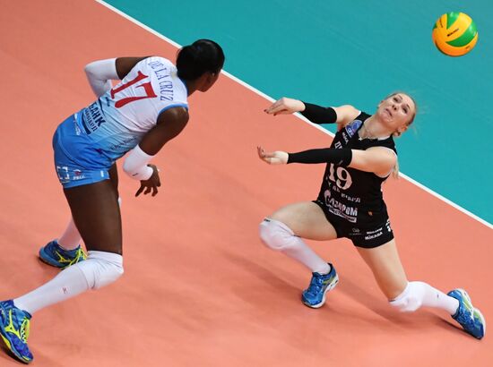 CEV Women's Champions League. Dynamo Moscow vs. Nordmeccanica Modena