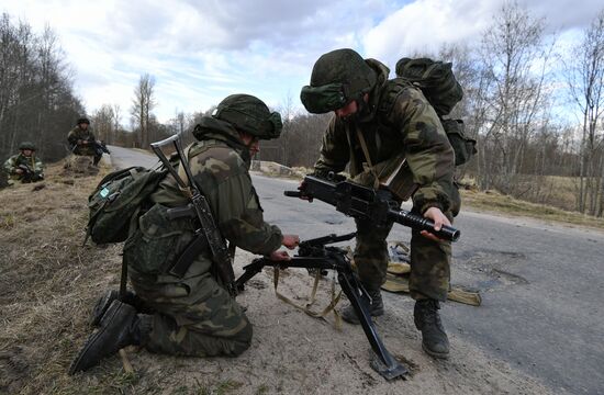 International tactical paratrooper drills in Vitebsk