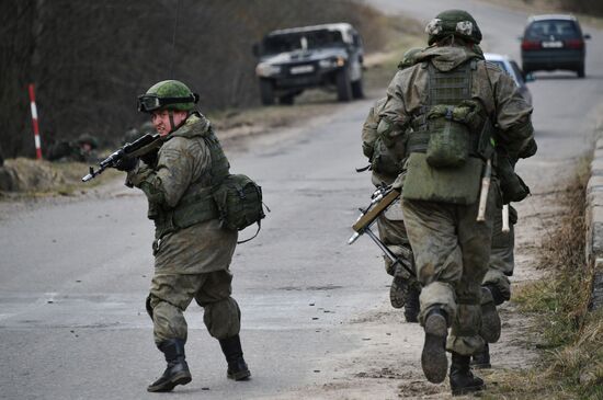 International tactical paratrooper drills in Vitebsk