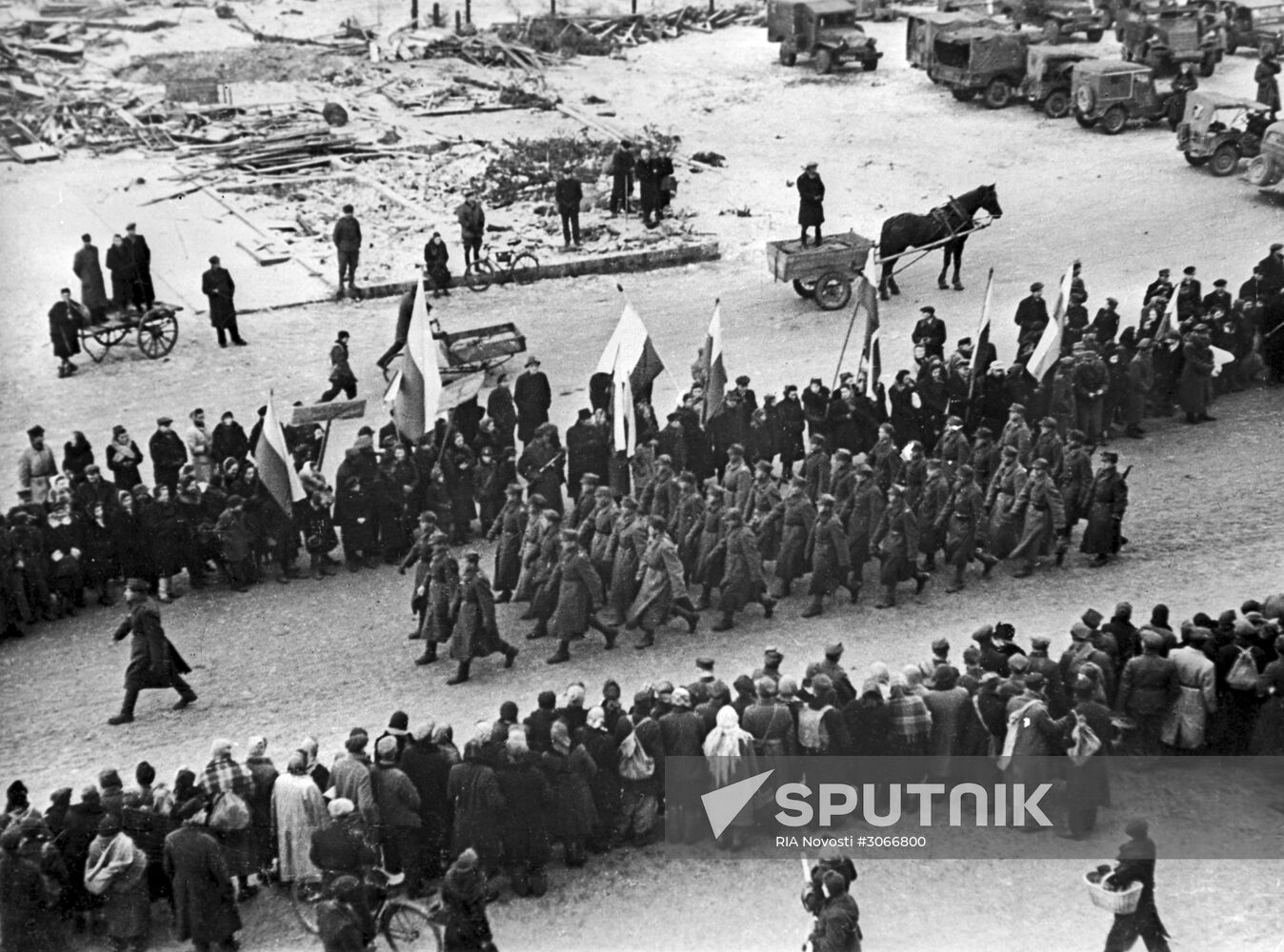 Liberation of Warsaw. Polish Army parade