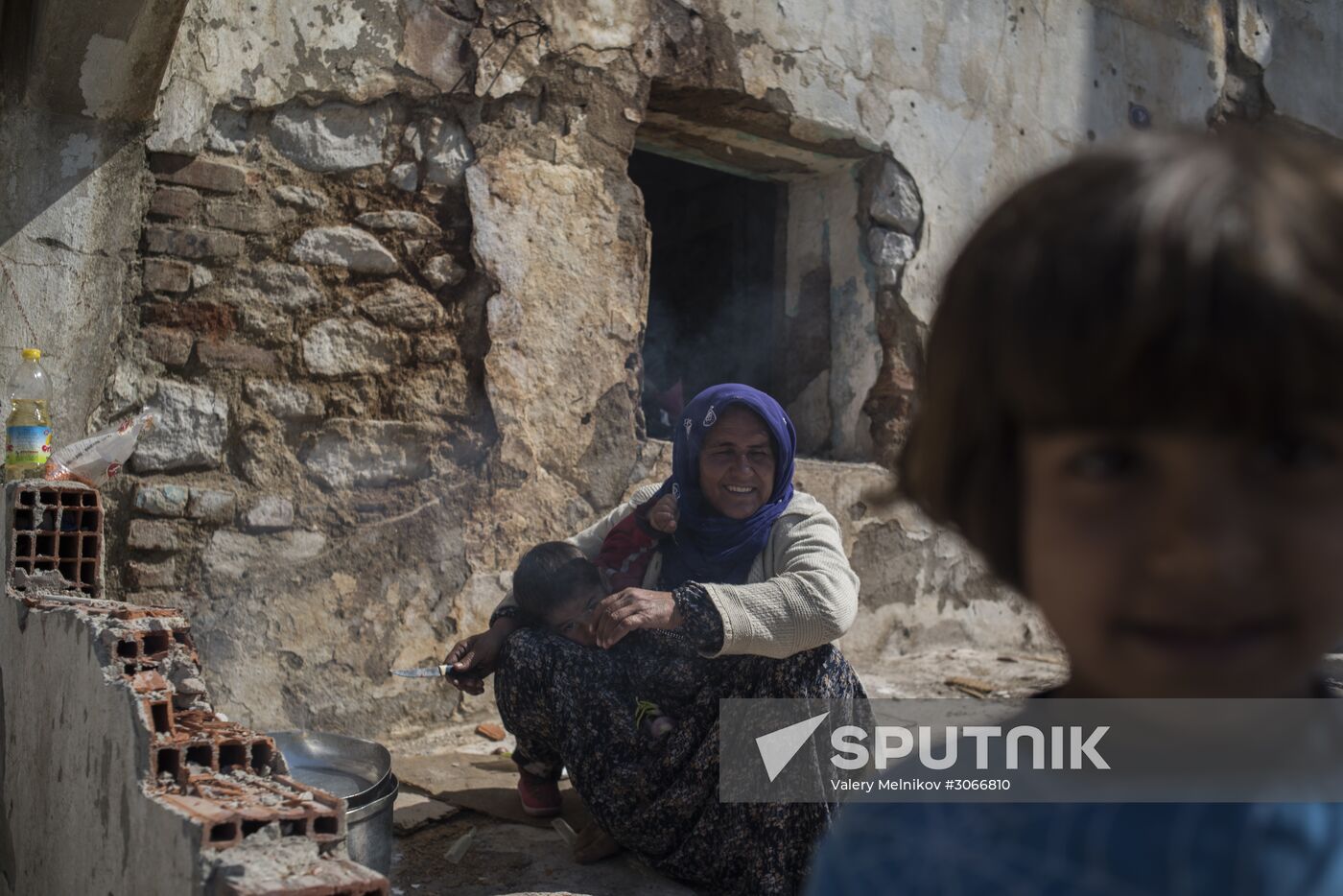 Syrian refugges in Turkey's Izmir Province
