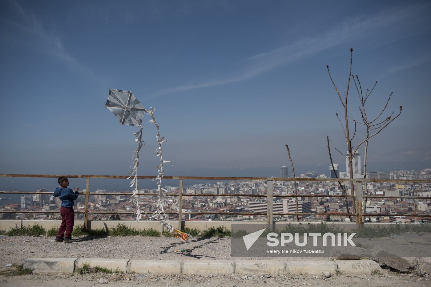 Syrian refugges in Turkey's Izmir Province
