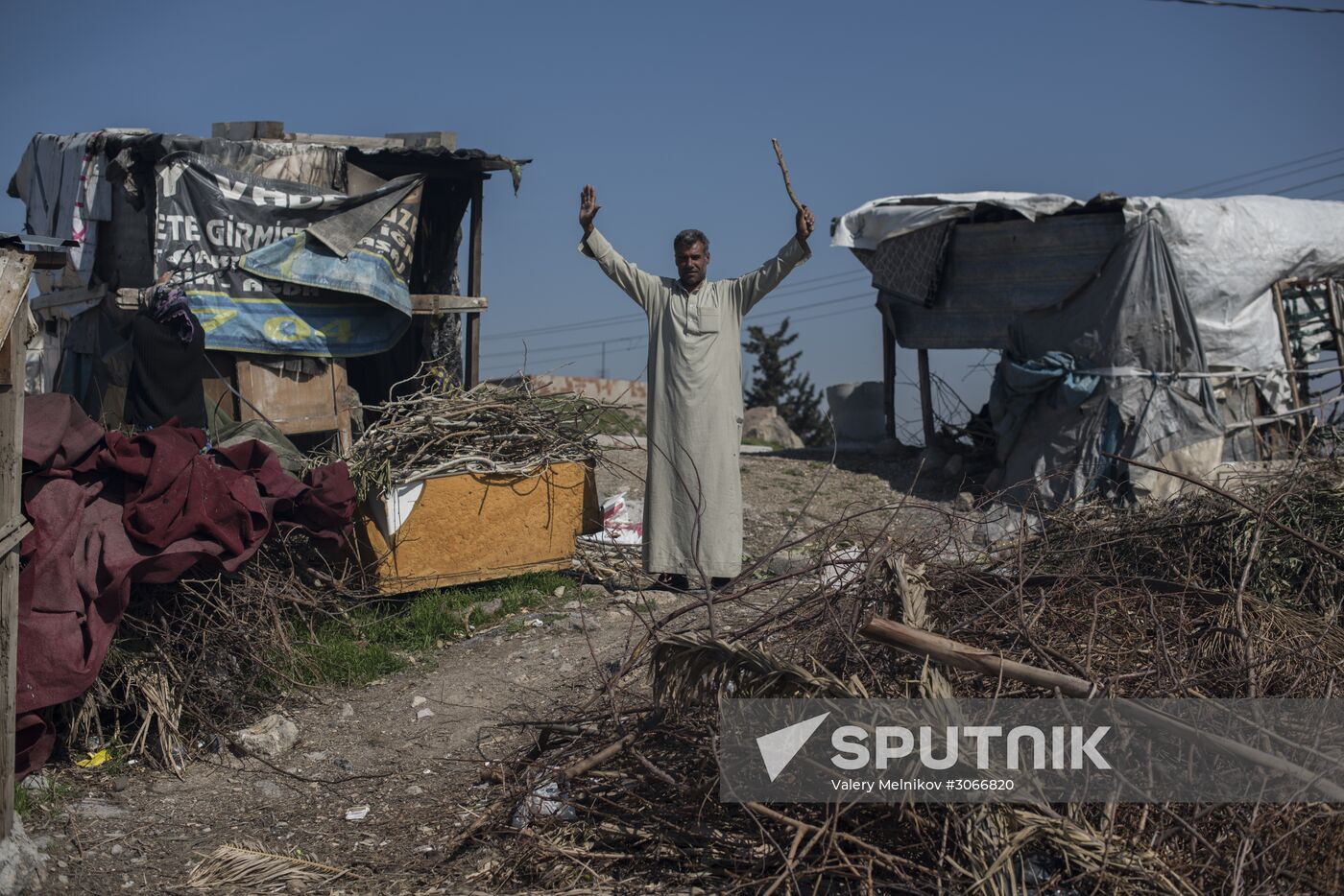 Syrian refugges in Turkey's Izmir Province