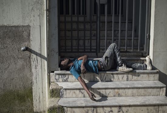 Syrian refugges in Turkey's Izmir Province
