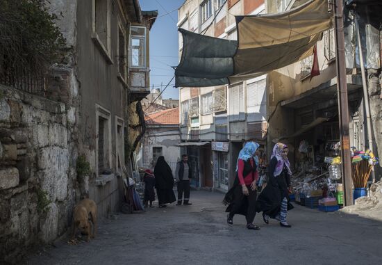 Syrian refugges in Turkey's Izmir Province