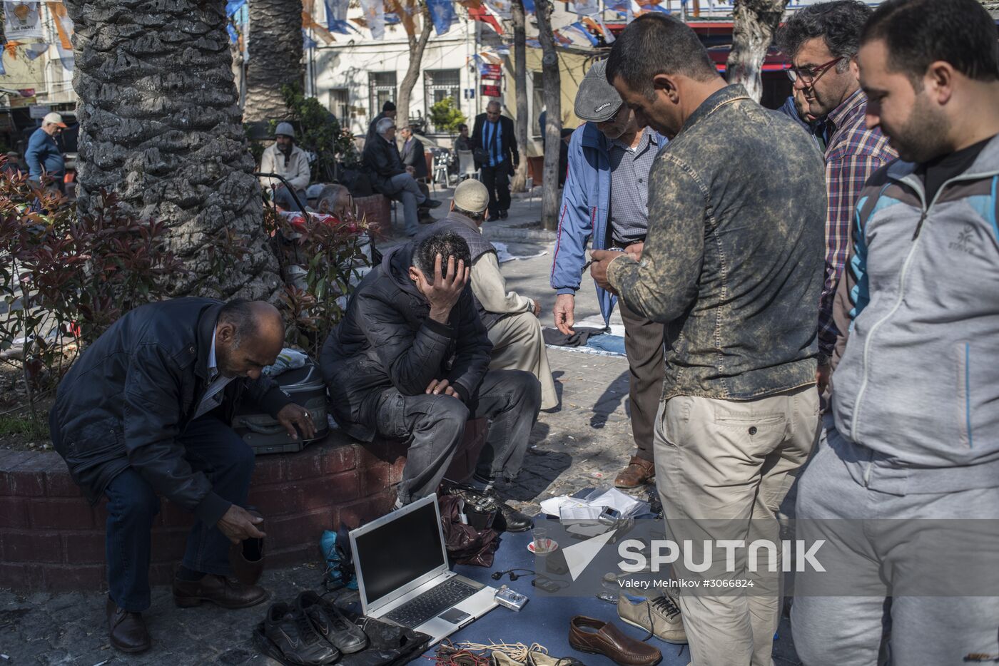 Syrian refugges in Turkey's Izmir Province