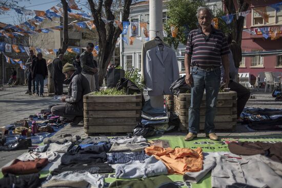 Syrian refugges in Turkey's Izmir Province