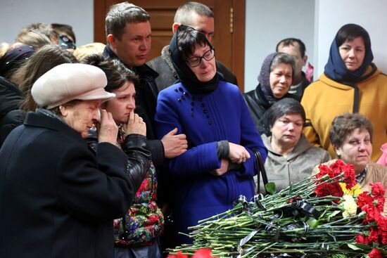 Paying last respects to police officers killed in Astrakhan