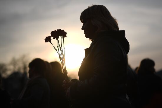 Commemoration and solidarity campaign "Saint Petersburg, we are with you"
