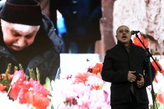 Memorial event for St.Petersburg metro blast victims