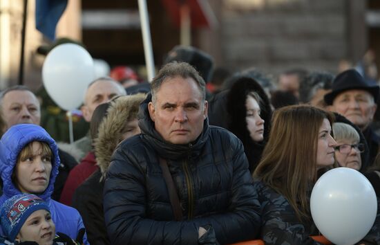 Memorial event for St.Petersburg metro blast victims
