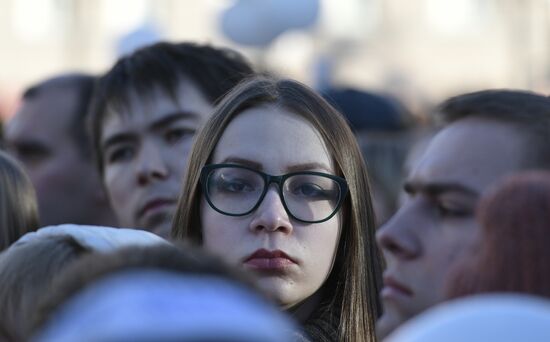 Memorial event for St.Petersburg metro blast victims