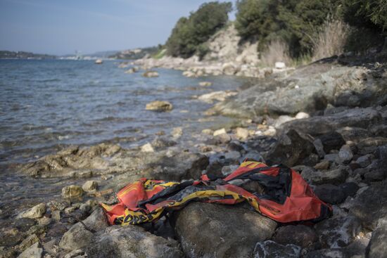 Syrian refugges in Turkey's Izmir Province
