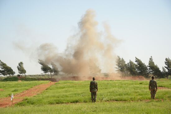 Russian Armed Forces International Mine Action Center's branch opens in Homs