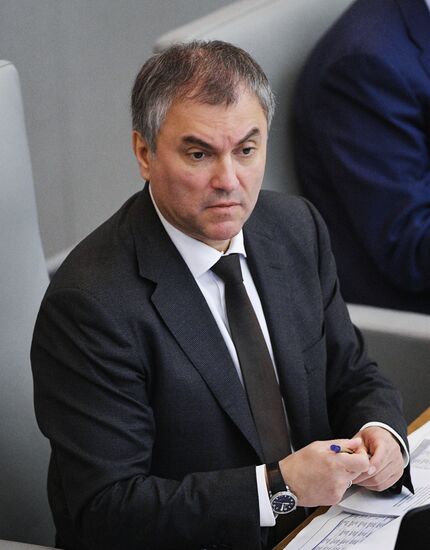 State Duma plenary meeting
