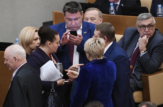 State Duma plenary meeting
