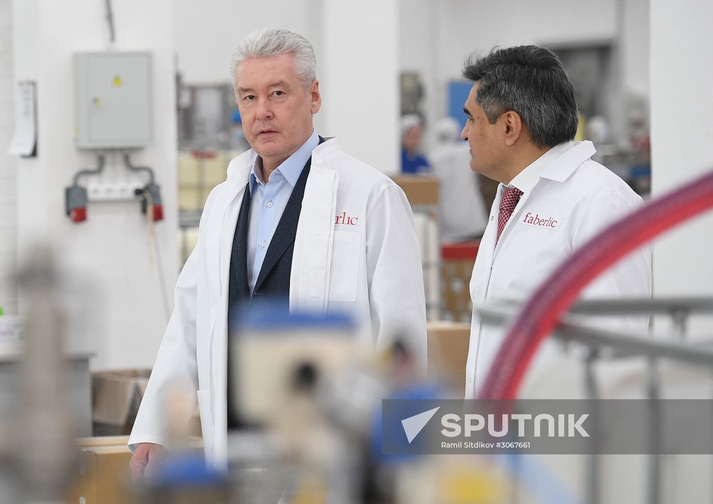 Moscow Mayor Sergei Sobyanin visits Faberlic company