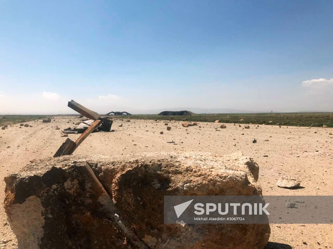 U.S. strikes Syrian military airfield