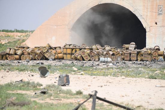 U.S. strikes Syrian military airfield