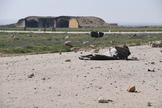 U.S. strikes Syrian military airfield