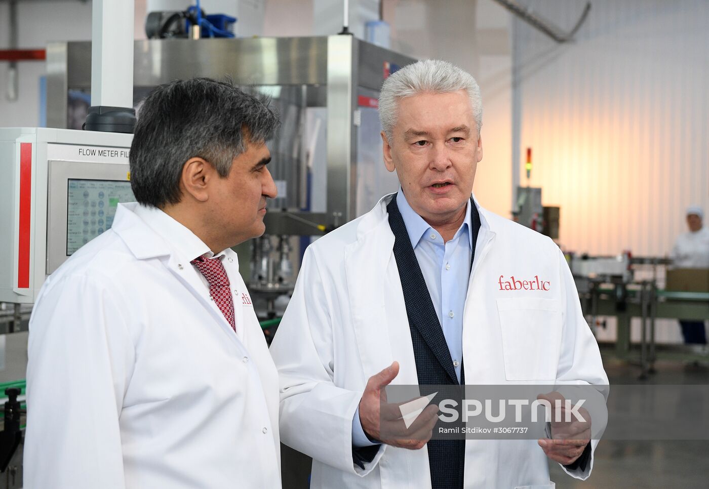 Moscow Mayor Sergei Sobyanin visits Faberlic company