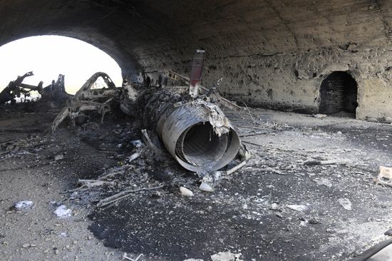 U.S. strikes Syrian military airfield