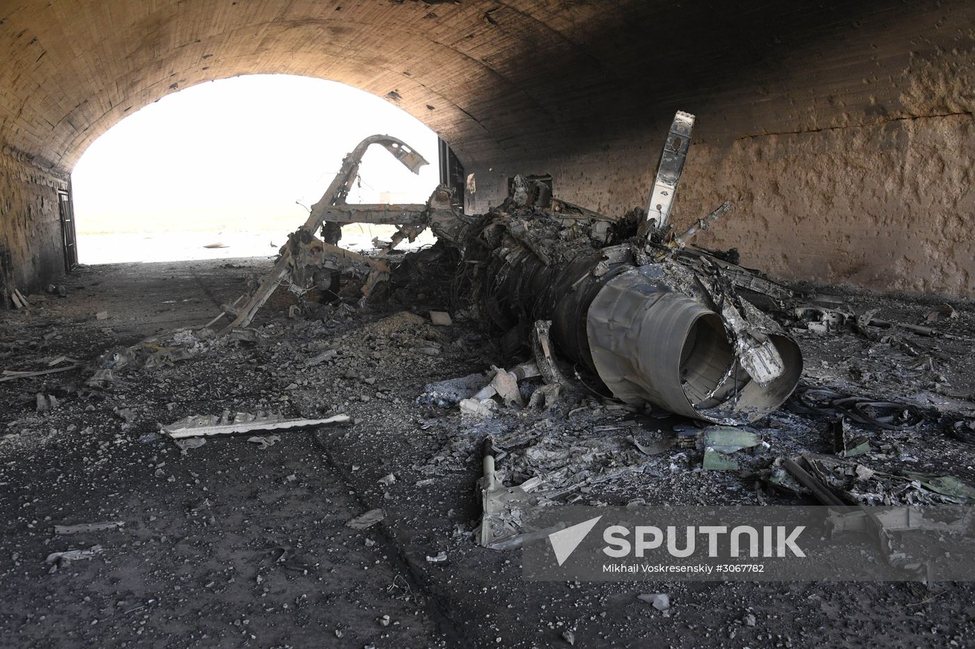 U.S. strikes Syrian military airfield