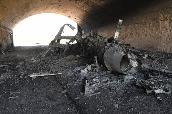 U.S. strikes Syrian military airfield
