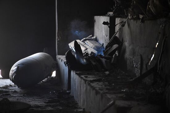 U.S. strikes Syrian military airfield