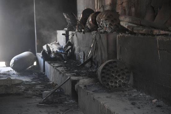 U.S. strikes Syrian military airfield