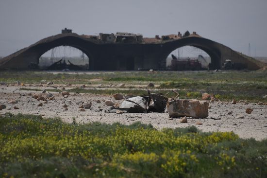 U.S. strikes Syrian military airfield