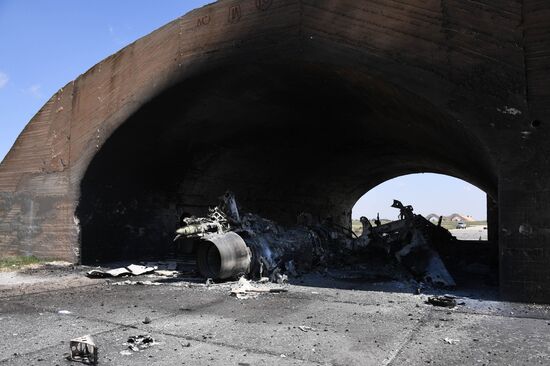 U.S. strikes Syrian military airfield