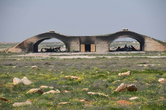 U.S. strikes Syrian military airfield