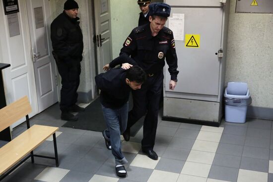 Court arrests suspected accomplices in St. Petersburg bomb attack
