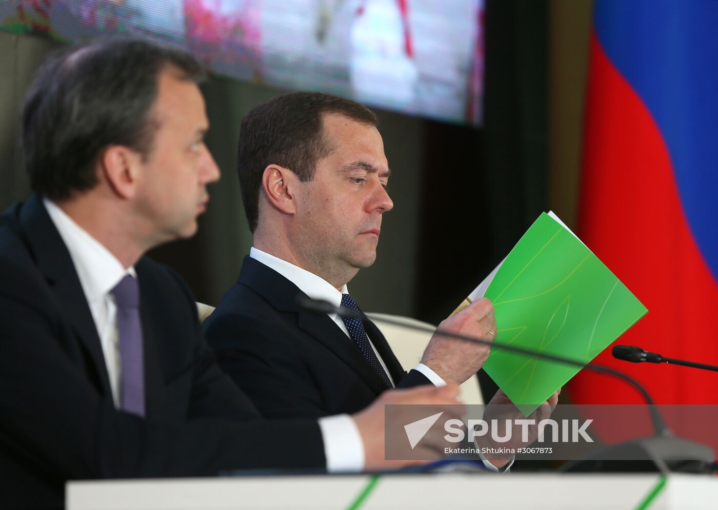 Prime Minister Dmitry Medvedev attends expanded board meeting of the Ministry of Agriculture