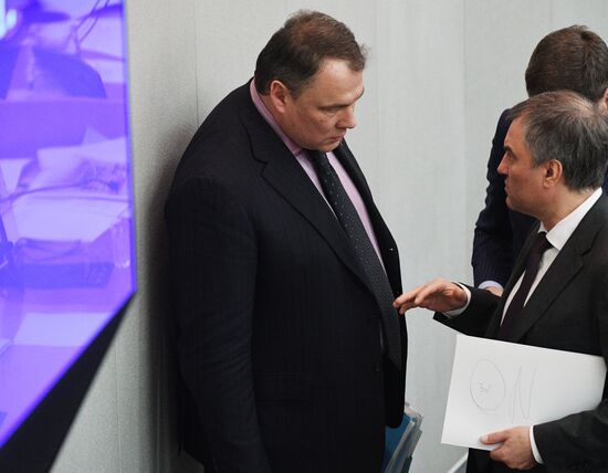 State Duma plenary meeting