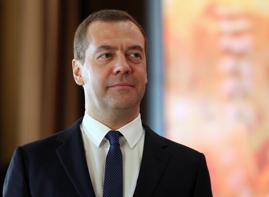 Prime Minister Dmitry Medvedev attends expanded board meeting of the Ministry of Agriculture