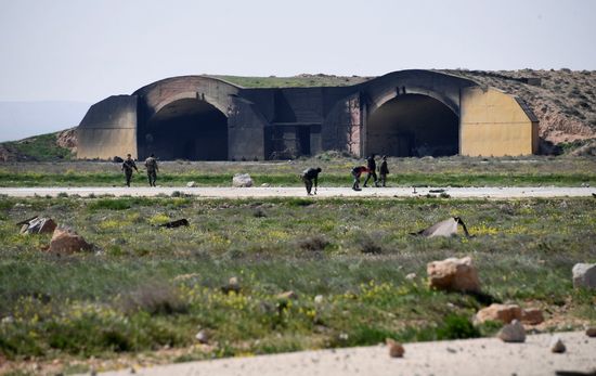 U.S. strikes Syrian military airfield