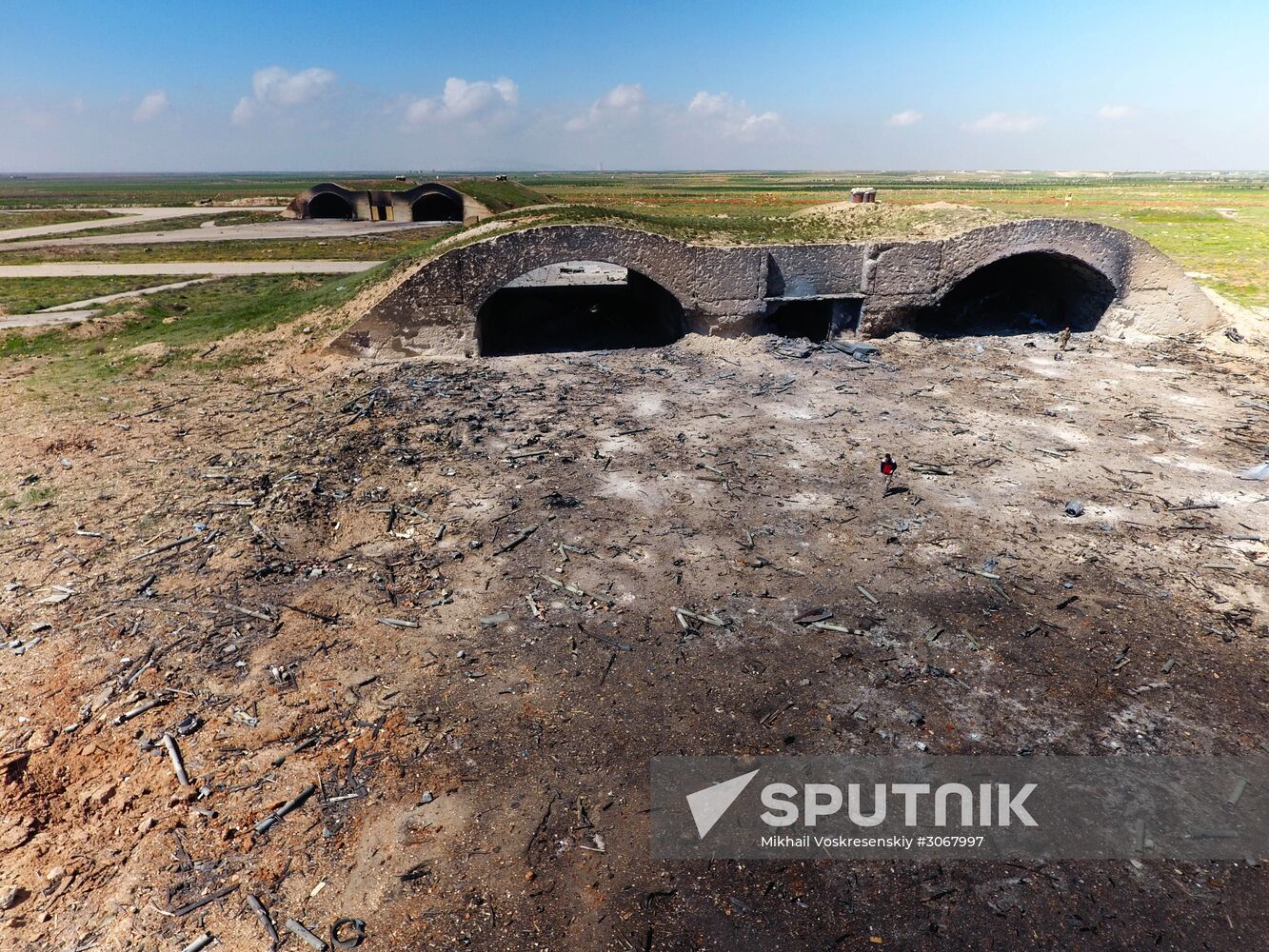 U.S. strikes Syrian military airfield