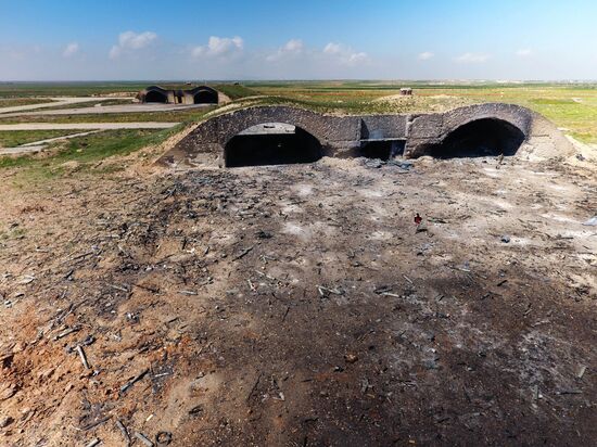 U.S. strikes Syrian military airfield